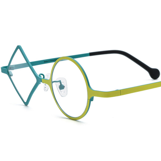 Gafas Bloqueadoras de Luz Azul Titanio Ultraligeras Diseño Irregular - Image 5