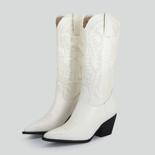 Botas Vaqueras Bordadas Netflix para Mujer - Image 16
