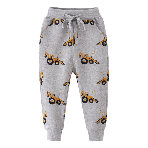 Pantalones de Algodón Tipo Terry para Niños y Niñas