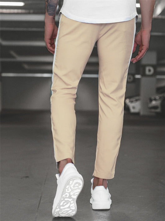 Pantalones Slim Ajustados con Rayas Horizontales para Hombre - Image 22