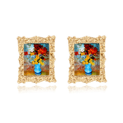 Aretes de Aleación Inspirados en Álbumes - Diseño Creativo y Trendy - Image 15