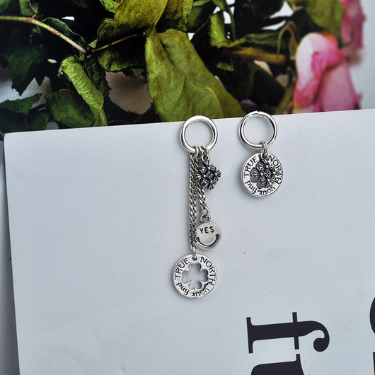 Aretes Geométricos de Plata S925 para Mujer con Etiqueta - Image 10