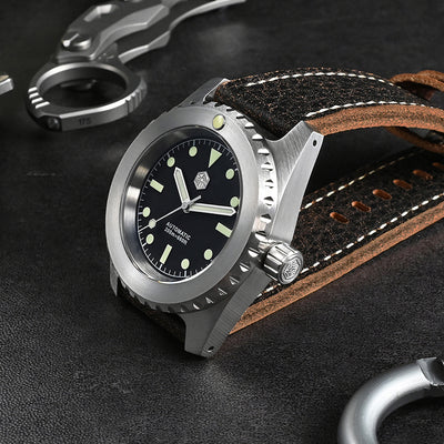 Reloj Deportivo Automático de Acero Inoxidable para Buceo - Image 13