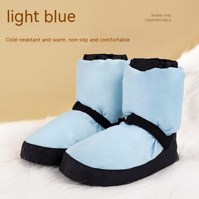 Zapatillas de Calentamiento Ballet Algodón - Zapatos de Práctica Invierno