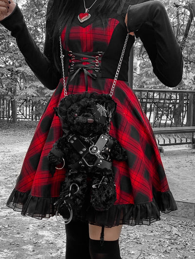 Bolsa Crossbody Gótica Hell Bear Lolita - Image 2