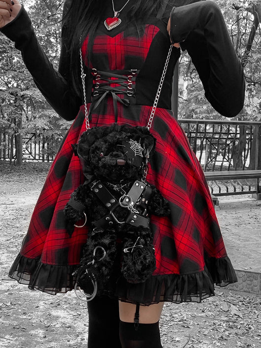 Bolsa Crossbody Gótica Hell Bear Lolita - Image 2