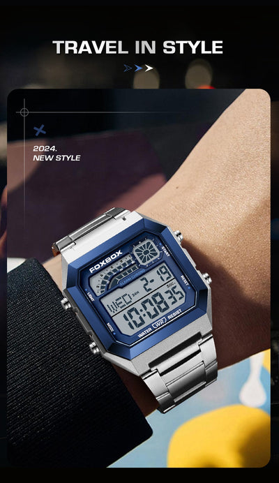 Reloj Deportivo Cuadrado Resistente al Agua para Hombre y Mujer - Image 23