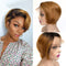 Peluca Frontal de Encaje Transparente T-Shape Tejida a Mano - Cabello Europeo y Americano