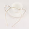Diadema de Orejas de Gato con Perlas y Diamantes