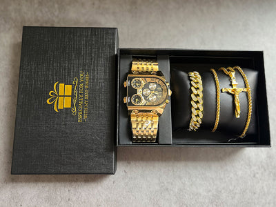 Reloj de Hombre Multihuso con Esfera Grande Luminosa y Correa de Acero Inoxidable - Image 15