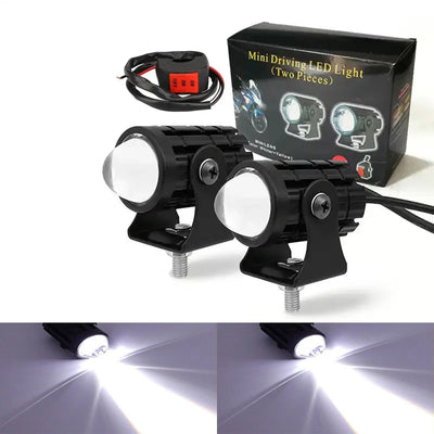 Faro Auxiliar LED Bicolor para Moto y Vehículos - Image 15