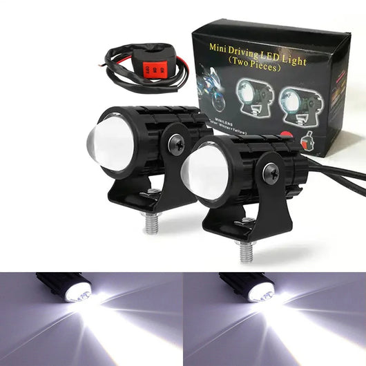 Faro Auxiliar LED Bicolor para Moto y Vehículos - Image 15