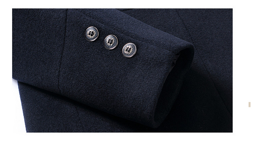 Abrigo de Lana Acolchado para Hombre - Otoño e Invierno - Image 8