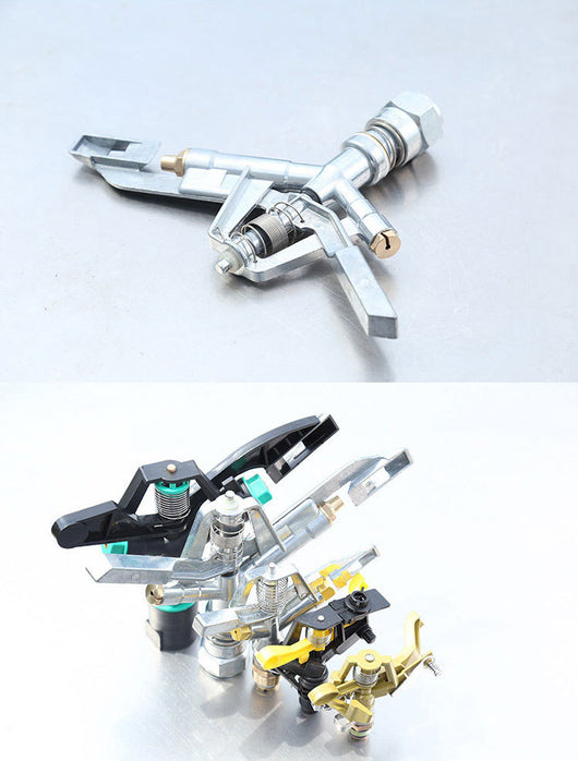 Aspersor Giratorio 360° de Aleación para Riego Automático de Jardines - Image 2