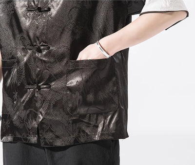 Camisa Casual de Manga Corta con Estilo Versátil - Image 16