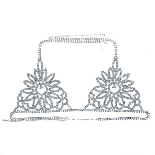 Conjunto Body Chain con Strass y Garras - Lencería Sensual