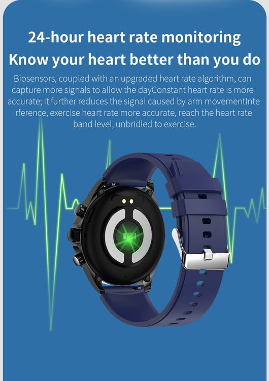 Reloj Inteligente con Llamadas Bluetooth y Monitor de Salud - Image 19