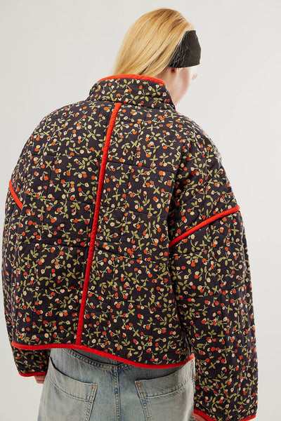 Abrigo de Algodón Estampado para Mujer - Otoño e Invierno - Image 18