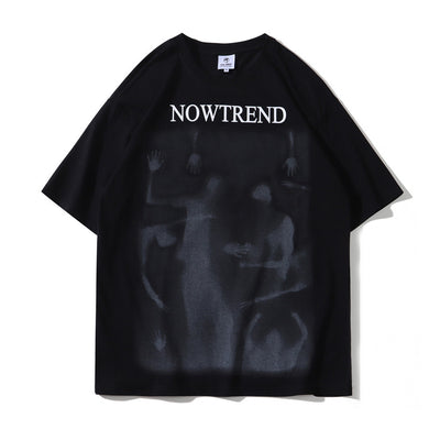 Playera Estampada Devil Ghost de Manga Corta para Hombre - Image 10