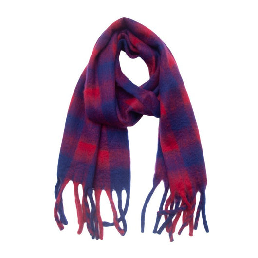 Bufanda Escocesa Gruesa con Borlas para Mujer - Chal Acolchado Premium - Image 17
