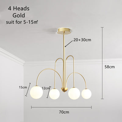 Lámpara Nórdica de Salón Moderno - Diseño Minimalista - Image 8