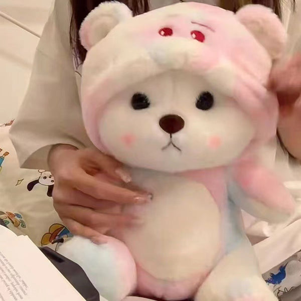 Osito Fresa Adorable de Peluche Multicolor