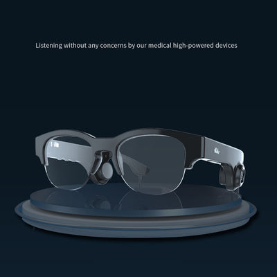 Gafas Inteligentes con Audífonos por Conducción Ósea