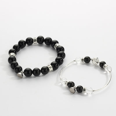 Pulsera de Pareja en Plata Esterlina Gravity - Image 8