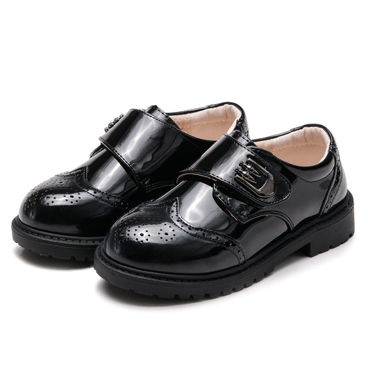Zapatos de Cuero para Niños Estilo Británico Casual - Calzado Escolar Versátil - Image 8