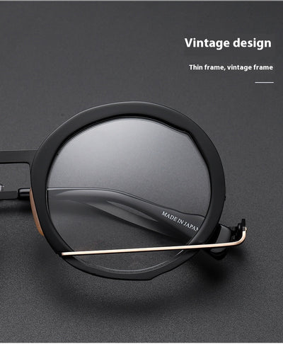 Lentes Graduados Marco Redondo Metálico - Diseño Fashion Versátil - Image 14