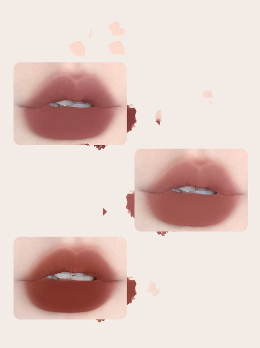 Labial Retro Otoño Invierno Terciopelo Suave Caramelo Castaño - Image 12