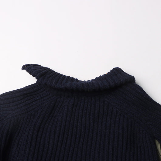 Suéter Cuello Alto Corto Tejido para Mujer - Image 15