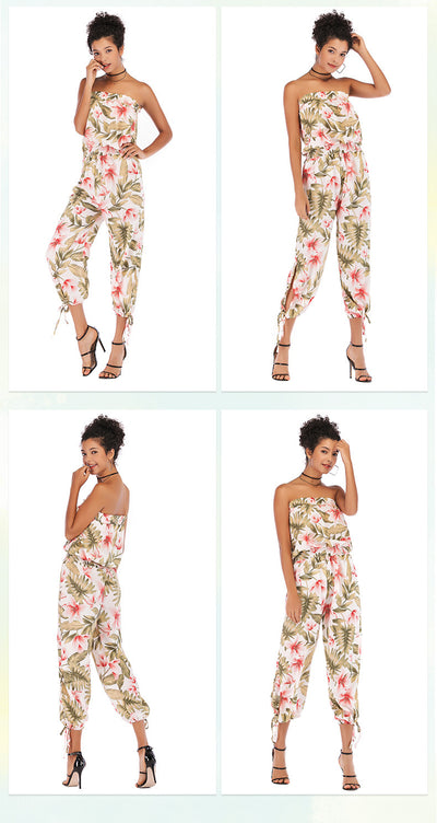 Jumpsuit Casual de Chifón Estampado para Mujer - Diseño Elegante y Cómodo - Image 13