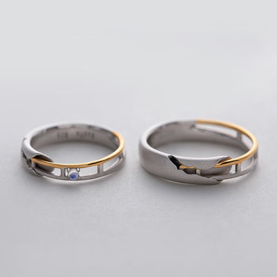 Anillos de Plata Esterlina Minimalistas para Pareja - Image 4