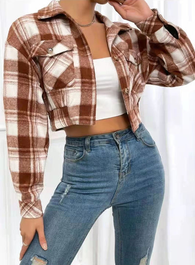 Camisa de Cuadros en Lana para Mujer - Image 6