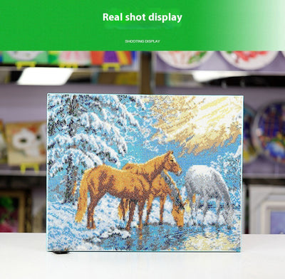 Kit de Pintura con Diamantes: Paisajes de Animales - Image 24