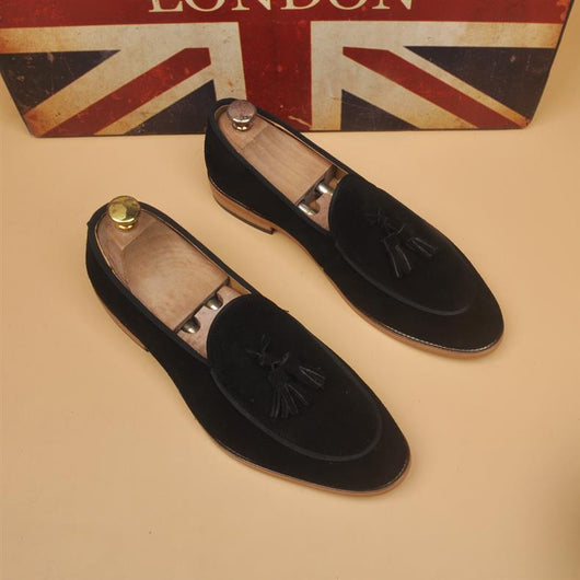 Mocasines Hombre Respirable Punta Afilada Estilo Británico Clásico - Image 29