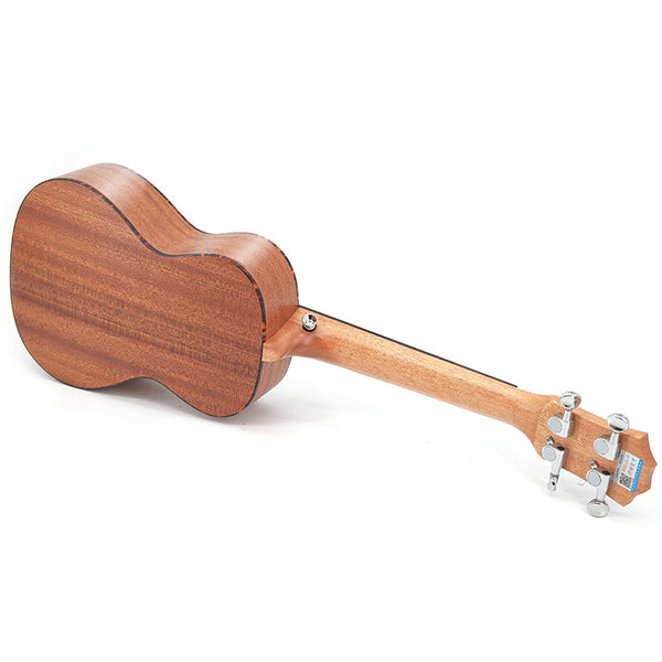 Ukelele Soprano de Pícea de 23 Pulgadas con Agujero de Uva