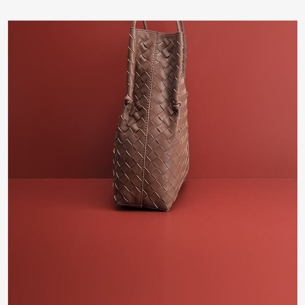 Bolso Bandolera Vintage Tejido de Gran Capacidad para Mujer - Image 5