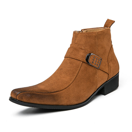 Zapatos de Cuero Casual para Hombre - Estilo Moderno y Versátil - Image 3