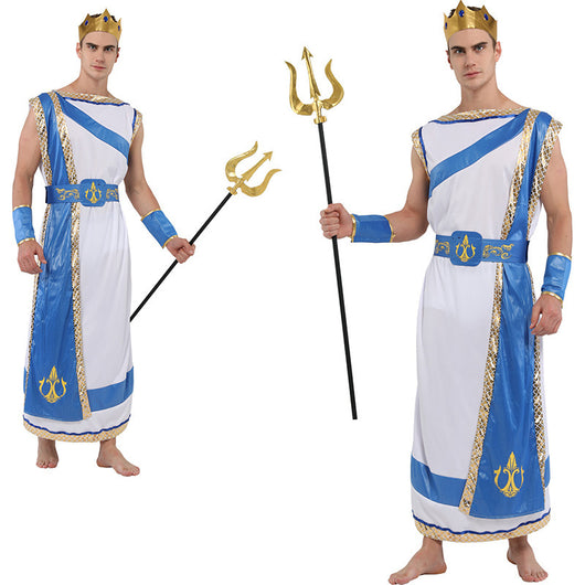 Disfraz de Poseidón: Traje de Dios Griego de Alto Desempeño - Image 8