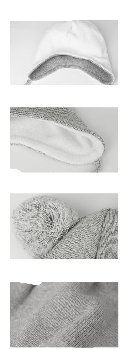 Gorro de Lana Tejido con Protección Auditiva para Niños - Image 5