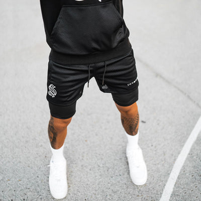 Shorts Deportivos Dobles para Hombre - Fitness y Entrenamiento - Image 11
