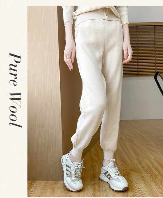 Pantalón de Punto Abrigado Ajustado Otoño-Invierno - Image 12