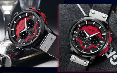 Reloj Deportivo Multifuncional de Cuero con Calendario - Image 9