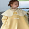 Abrigo Amarillo Acolchado de Largo Medio para Niños