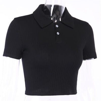 Polo Slim Fit Clásico de Color Liso - Manga Corta Versátil - Image 3