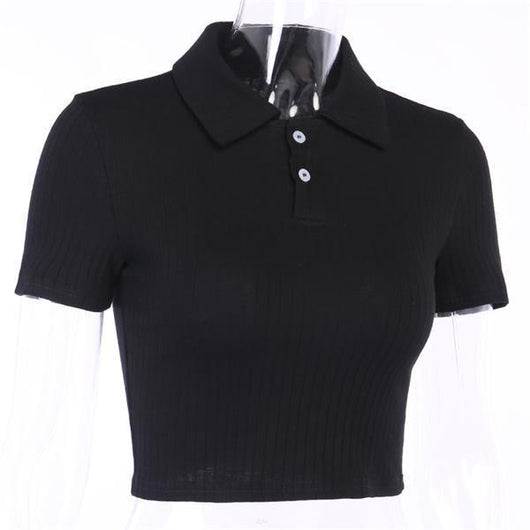 Polo Slim Fit Clásico de Color Liso - Manga Corta Versátil - Image 3