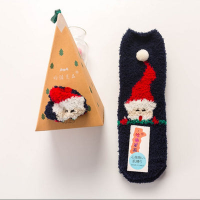 Calcetines Navideños de Mujer con Forro de Felpa - Image 27
