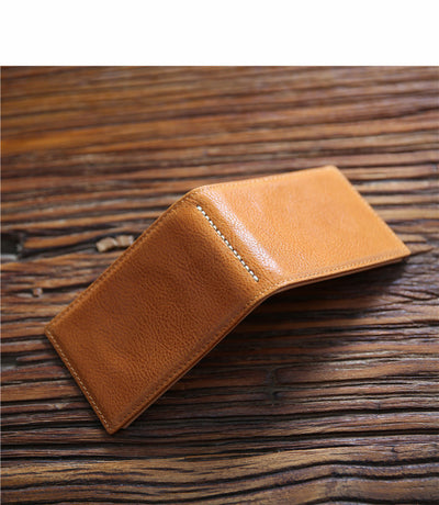 Cartera Multifuncional de Cuero Genuino Primera Capa Estilo Retro para Hombre - Image 8